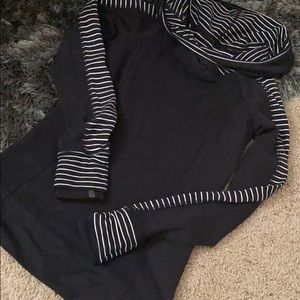 Lululemon think fast pullover fitted hoodie